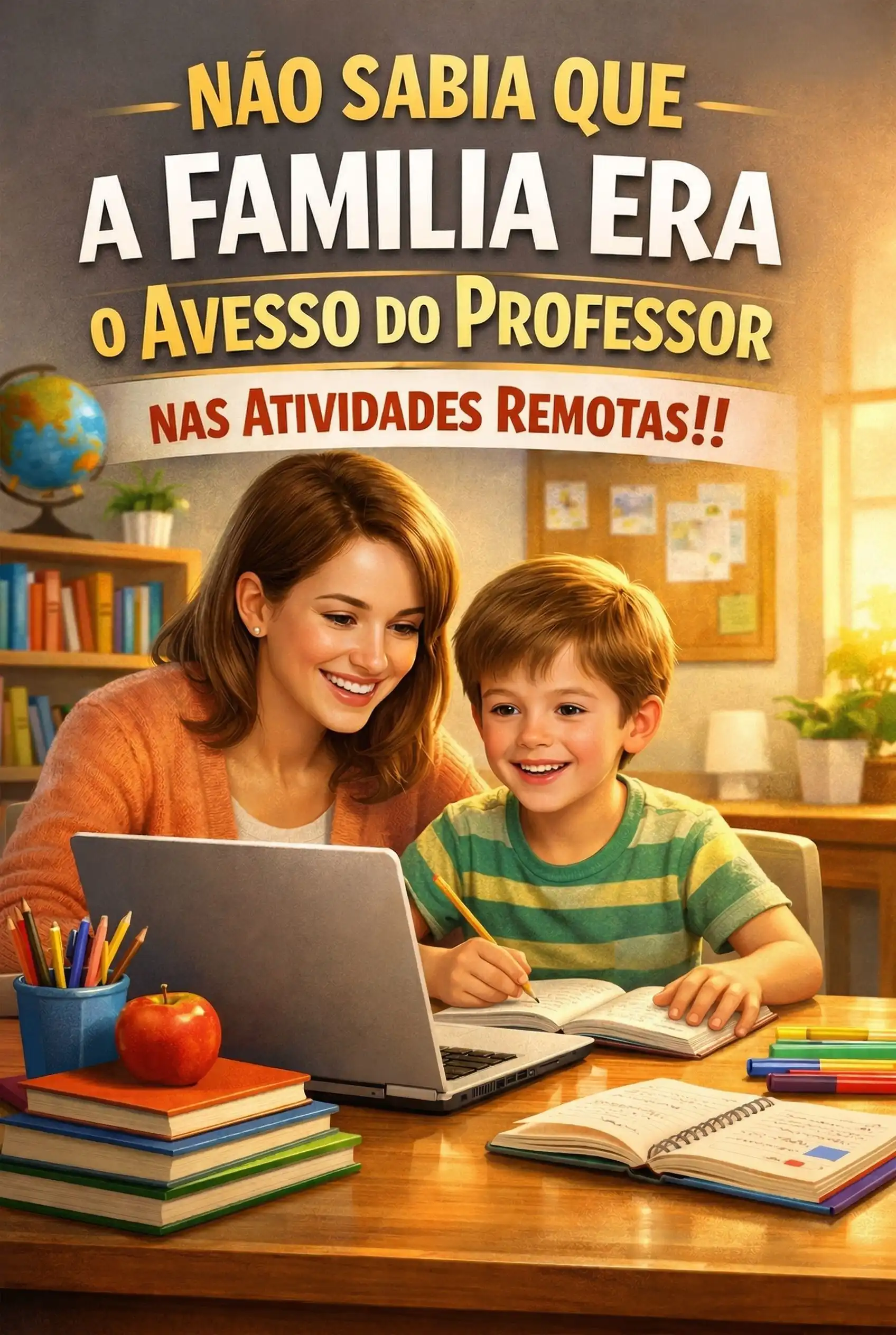 Capa do Ebook - Não Sabia que a Família era o Avesso do Professor